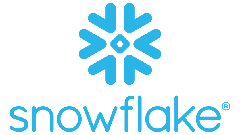 Snowflake logo stacked